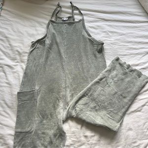 Grey overalls
